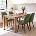 Dining Chairs Set of 4, Upholstered Kitchen Chairs, Green