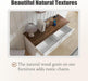 Farmhouse Dresser for Bedroom 6 Drawers Dresser with Power Outlets Rustic Chest of Drawers with Natural Texture White Organizer for Living Room Hallway