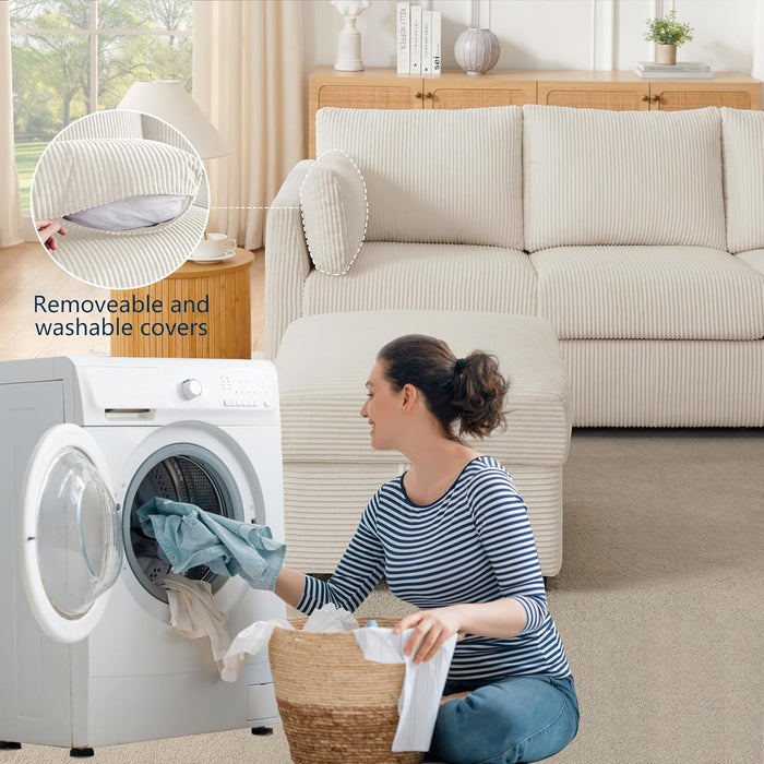 38" Modern Accent Chair Comfy Reading Chair Accent Chairs for Living Room Oversized Armchair for Bedroom,Apartment (Beige, 1 Chairs)