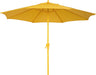 9FT Outdoor Patio Umbrella, Market Table Umbrella with 8 Sturdy Ribs and Crank System, Fade-Resistant & Waterproof for Garden Backyard Poolside Deck
