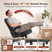 Ergonomic Office Chair Leather Desk Chair with Lumbar Support Flip up Arms