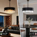 Premium Elegant Black 24 Inches Crystal Chandeliers