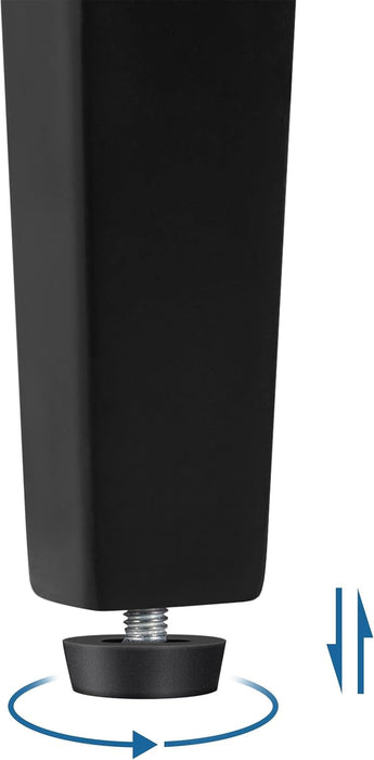 Modern Armchair, Mid Century Accent Chair with Sturdy Wood Legs and High Back for Small Space, Upholstered Fabric Sofa Club Chair for Living Room/Bedroom/Office, Navy Blue