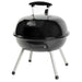 14.5'' Steel Portable Charcoal Grill, Black, New