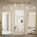 65"X24" Floor Mirror Full Length, Bedroom Floor Body Mirror with Stand, Large Gold Mirror, Leaning, Standing or Hanging Horizontally/Vertically