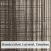 Framed Abstract Wall Art, Large Minimal Neutral Line Canvas Wall Art | Neutral Grey Grid Texture, Modern Minimalist Textured Painting for Living Room & Bedroom, Ready to Hang, 48X32 Inch
