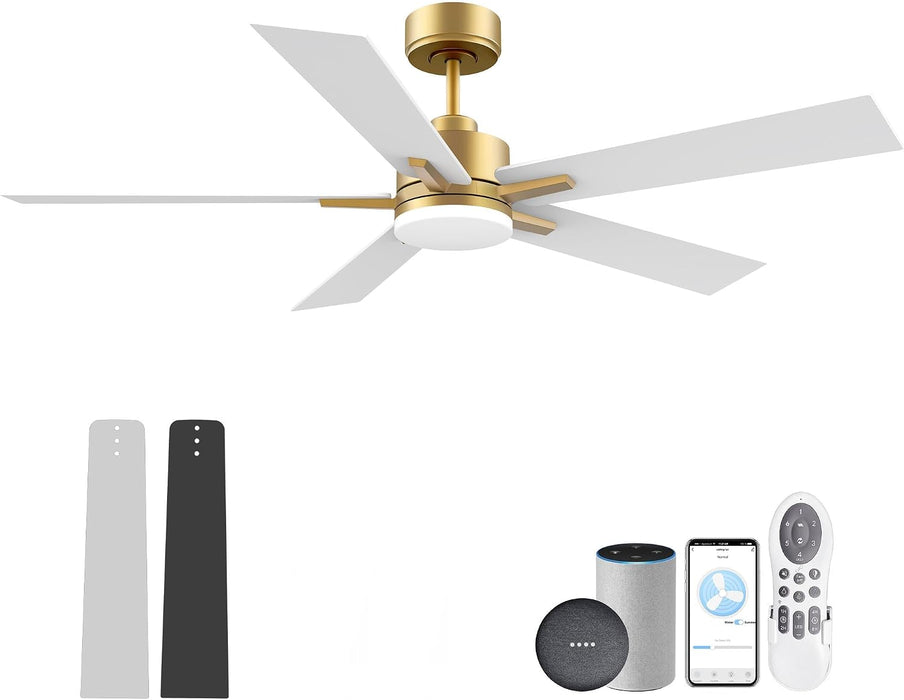 Smart 52 Ceiling Fan DC Motor Advanced Lighting