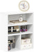 Pasir 3 Tier Display Bookcase, White