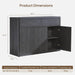 Buffet Cabinet with Storage - Storage Cabinet with Doors & Shelves | Accent Credenza Buffet Table with 2 Drawer Buffets & Sideboards for Living Room Dining Room Kitchen Entryway Office
