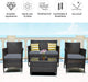 8PCS Rattan Patio Furniture Set