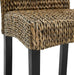 Edgewater Handwoven Natural Fiber Rattan Dining Chairs Set of 2, Seagrass