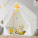 Kids Tent with Mat, Toddler Playhouse Girls Princess Castle Play Tent with St...