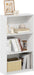 Basic Book Shelf, 3-Tier Modern Bookshelf, Bookcase with Open Shelves, 9.3 X 21.8 X 39.5, for Living Room, Bedroom, Home Office, White