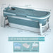 Simple Adult Foldable Portable Bathtubs Creative Bathroom Full Body Hot Tub Home Ice Bath Bucket Thickened Plastic Swimming Pool