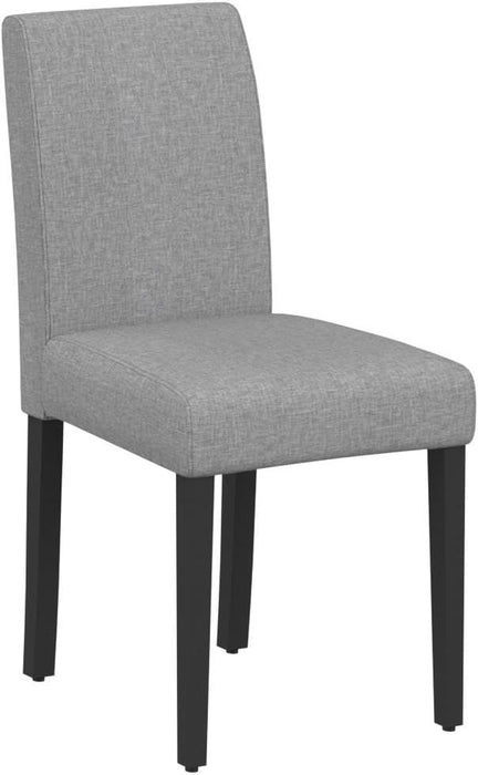 Dining Chairs Set of 4,Dining Room Chairs Kitchen Chairs Elegant Design Modern Fabric Upholstered Dining Chairs,Fabric Grey