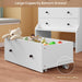 Tall 6 Drawer White Modern Dresser