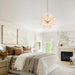Luxurious Gold Finish 12 Light Sputnik PendantLight