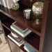Miscellaneous Storage 5-Shelf/ Book Shelf 2-Door Bookcase, Select Cherry Finish