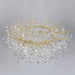 Gold Crystal Chandelier 43 Inch Tree Branch Chandelier 12-Lights