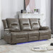 67" Brown Recliner Loveseat - Manual