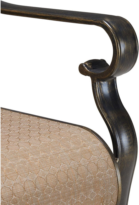 Brigantine 7-Piece Outdoor Dining Set, Weather-Resistant Patio Dining Set for 6 with Rectangular Table and Sling Swivel Rockers for Backyard, Patio, Deck, Porch, Pergola, Poolside