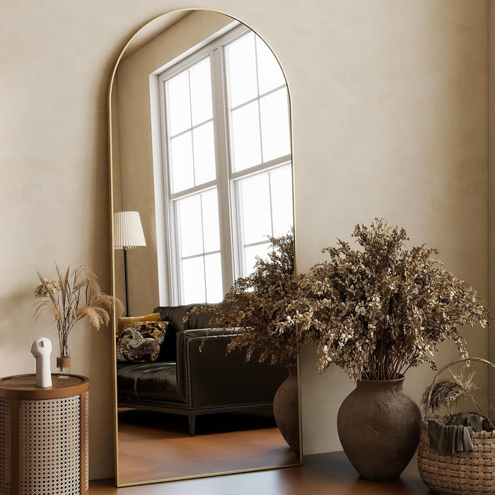 64"X21" Arched Full Length Mirror