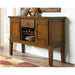 Ralene Rustic Dining Room Buffet with Wine Rack