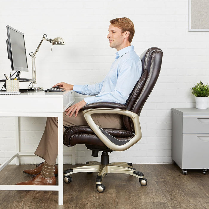 Big Tall Executive Office Desk Chair with Lumbar Support