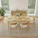 Wooden Dining Chairs Set of 4, Upholstered Kitchen Chairs, Original
