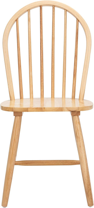 SAFAVIEH Camden Spindle Wood Dining Chair Set of 2, 17.83" Seat DCH8501D