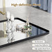 Charcoal Matte Aluminum Bathroom Mirror 30x36 Inch