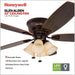 Ceiling Fans Glen Alden, 52 Inch Classic Flush Mount Indoor LED Ceiling Fan with Light, Pull Chain, Quick-2-Hang Dual Finish Blades, Reversible Motor - 50183 (Oil Rubbed Bronze)