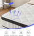 12 Inch Full Size Hybrid Mattress in a Box,Features Cooling Gel Memory Foam and Responsive Springs for Contouring Support and Motion Isolation,Medium Firm Pressure Relief,White Mattresses