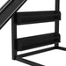 Twin Size PowderCoated Black IndustrialGrade Bunk Bed