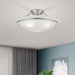 Walcott 3-Light Ceiling Brushed Nickel Incandescent Semi-Flush Mount