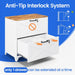 2 Drawer Lateral File Cabinet with Lock,Metal Filing Storage Cabinets for Home Office,Files Folders Letter/Legal/A4 Size(White)