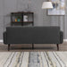 Oversized Modern Sofa: Button-Tufted, Easy Assembly