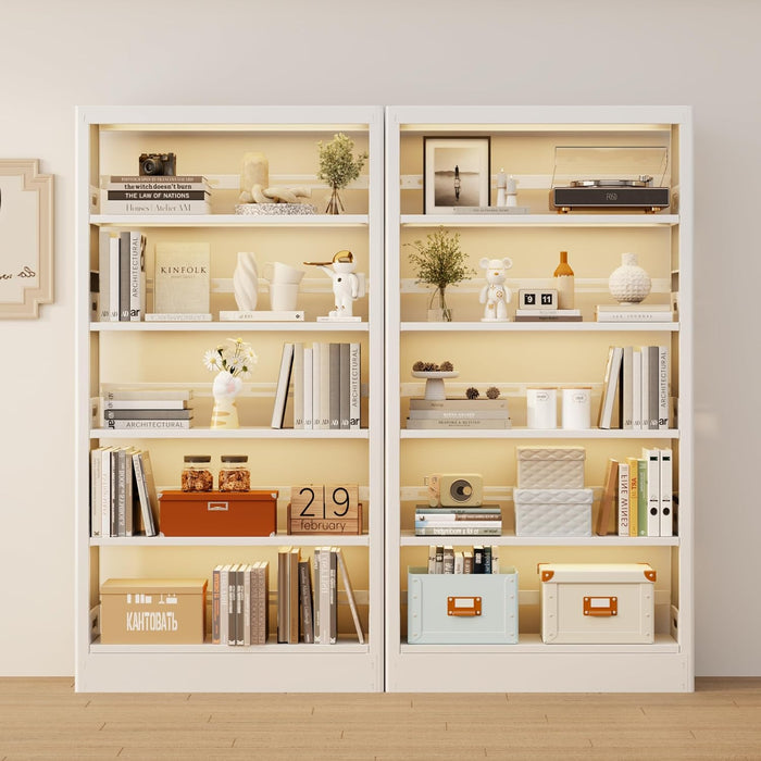 Commercial Grade Steel 71 Inch Adjustable Bookcase