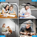 LED Floor Lamp DualHead Dimmable LashExtension Modern