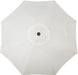 9' Outdoor Patio Umbrella, Outdoor Table Umbrella, Yard Umbrella, Market Umbrella with 8 Sturdy Ribs, Push Button Tilt and Crank