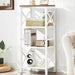Narrow FourTier BookshelfUnit With Robust MetalFrame