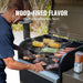 8-In-1 Outdoor BBQ Grill with PID 3.0 Controller, Wood Pellet Smoker, Auto Temperature Control, Huge Storage Cabinet Side Shelf with Tool Hooks, 572 Sq in Cooking Area for Camping Party