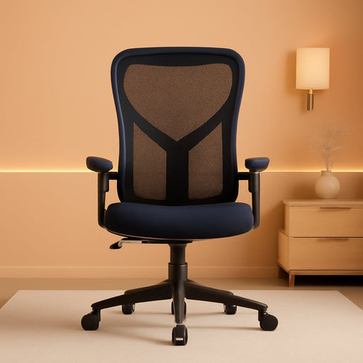 Ergonomic Office Desk Computer Chair, Comfy High Back Swivel Rolling Home Mesh Gaming Chairs with Wheels, Lumbar Support, Flip-Up Arms,120°Tilt for Bedroom, Study, Work, Black