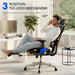 FLEXISPOT Ergox Premium Ergonomic Office Chair Black-Ft