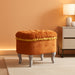 29.5" Ottoman with Storage Upholstered Foot Stools for Living Room,Bedroom,Entryway-Orange