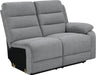 David 3-Piece Motion Sectional Sofa in Smoke