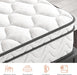 King Size Mattress, 12 Inch Hybrid Mattress in a Box with Memory Foam and Pocket Spring, Ergonomic Design, Medium Plush Feel, 76"*80"*12"