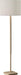 Floor Lamp with Natural Rubberwood Base and White Linen Lampshade – 3-Way Adjustable Brightness, Lamp for Bedroom, Living Room, and House Décor, 58.5” X 16”