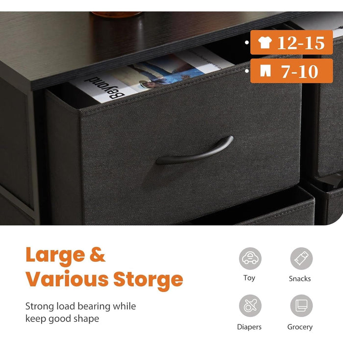 White Dresser with 10 Drawers