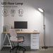 32W/3000LM Floor Lamps, Super Bright LED Standing Lamp with Remote Control, Adjustable Tall Lamp with 350°Rotating Head, Modern Dimmable Torchiere Corner Lamp for Living Room, Bedroom, Office